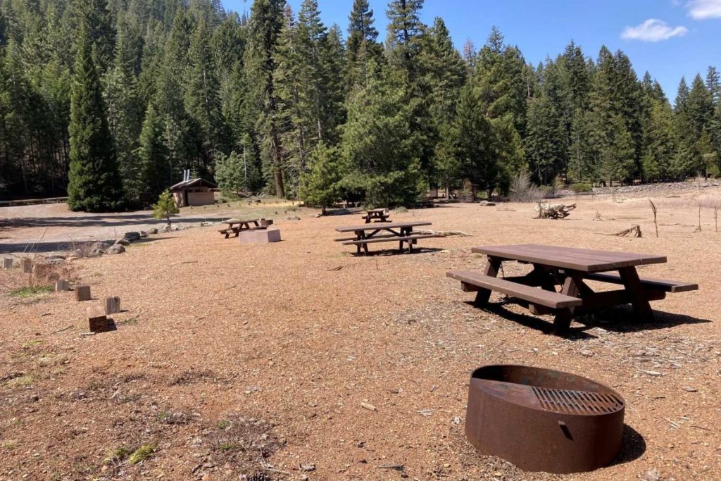 Cool Springs Campsites and Picnic Table