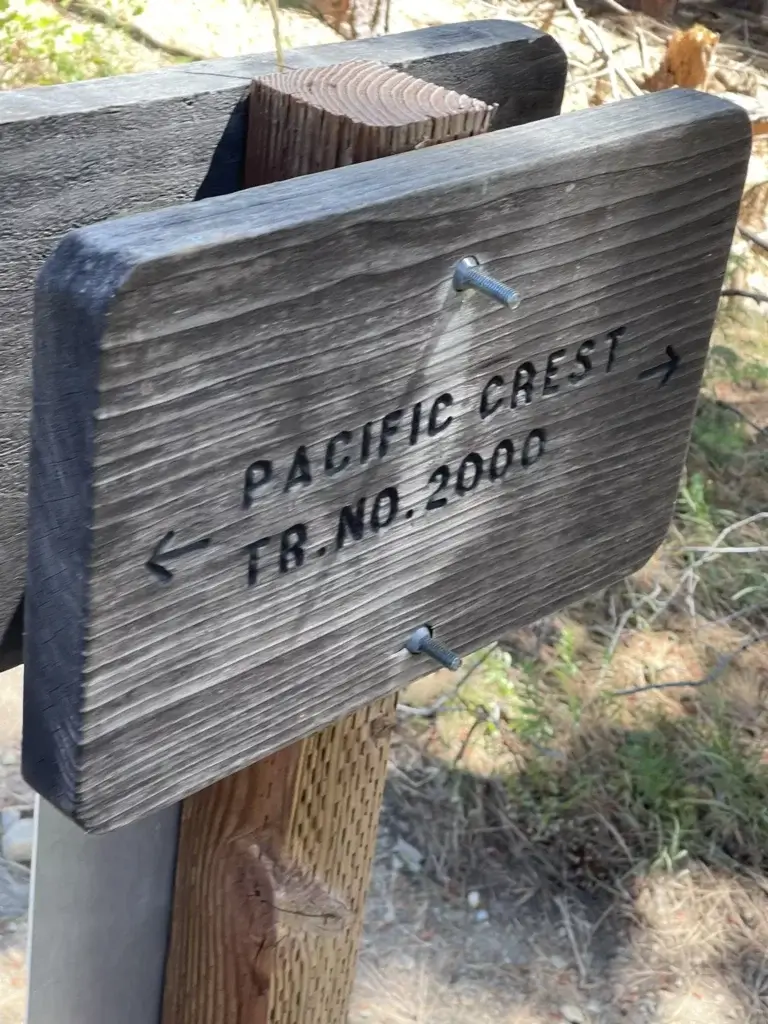 PCT Trail Sign