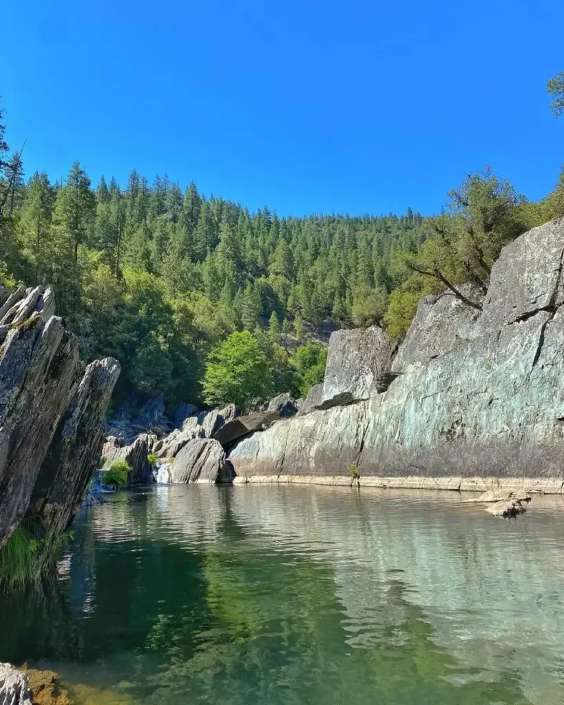 Swim spots at indian Falls