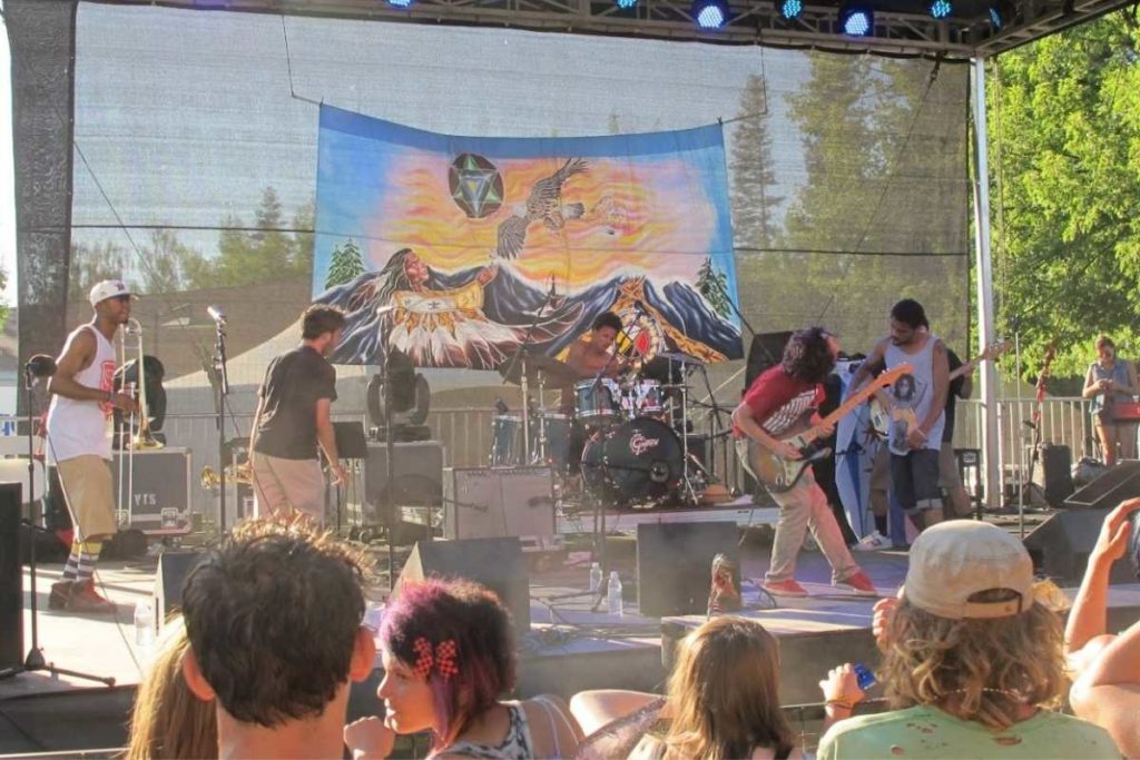 band at high sierra music festival in quincy california