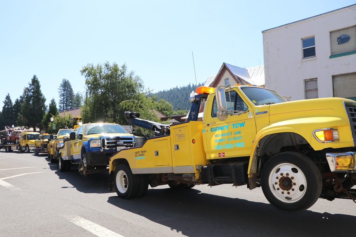Tow Trucks in the Annual Plumas-Sierra County Fair Parade