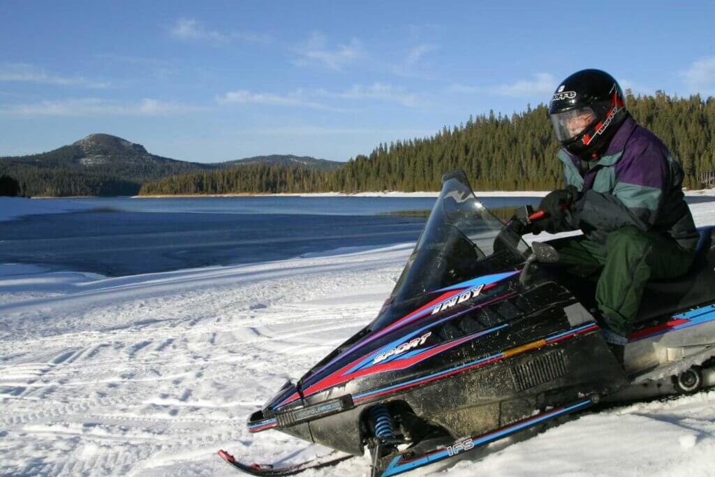 snowmobiling in Plumas County