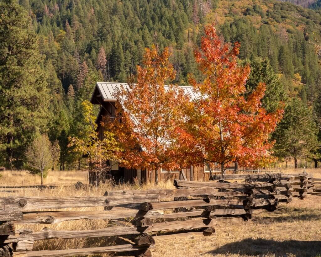 Fall colors in Indian Valley, Plumas County