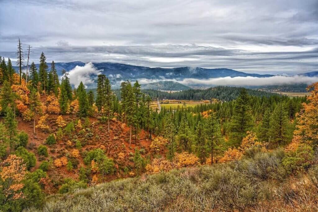 American Valley in Plumas County in the fall