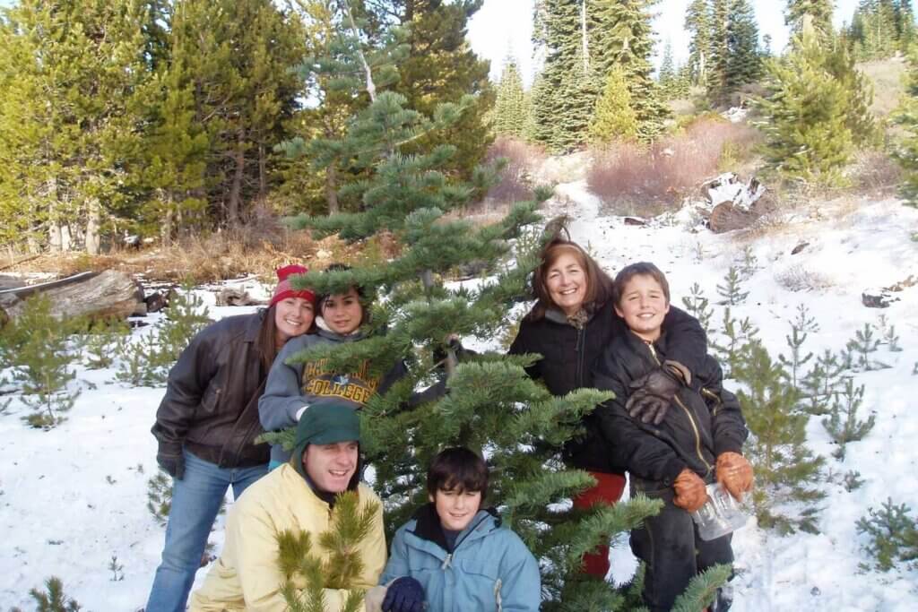 Family Christmas Tree Cutting Outing