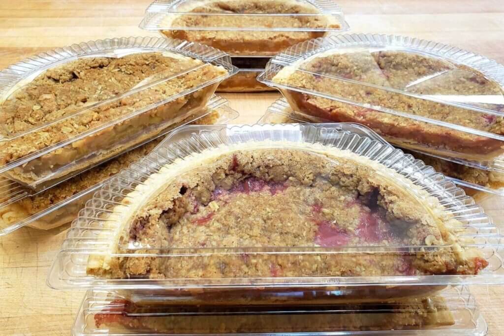 Seasonal pies at the Feather River Food Coop Favorite Fall Treats