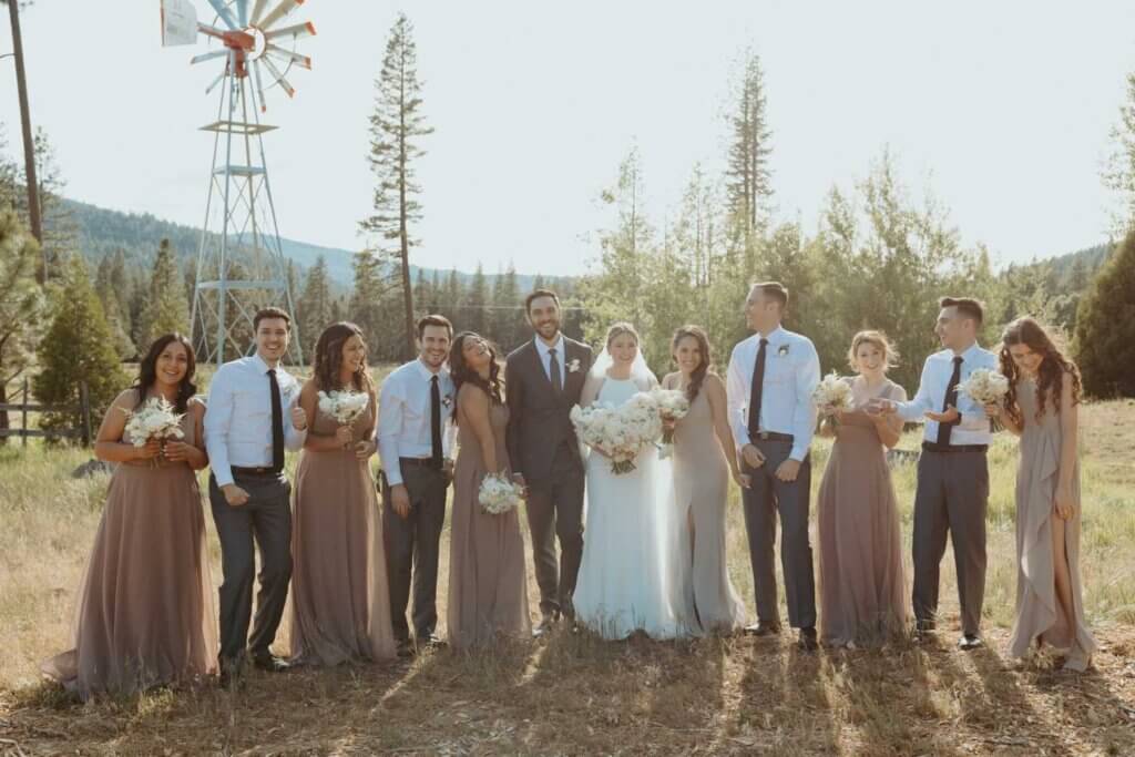 A rustic wedding at a Northern California wedding venue