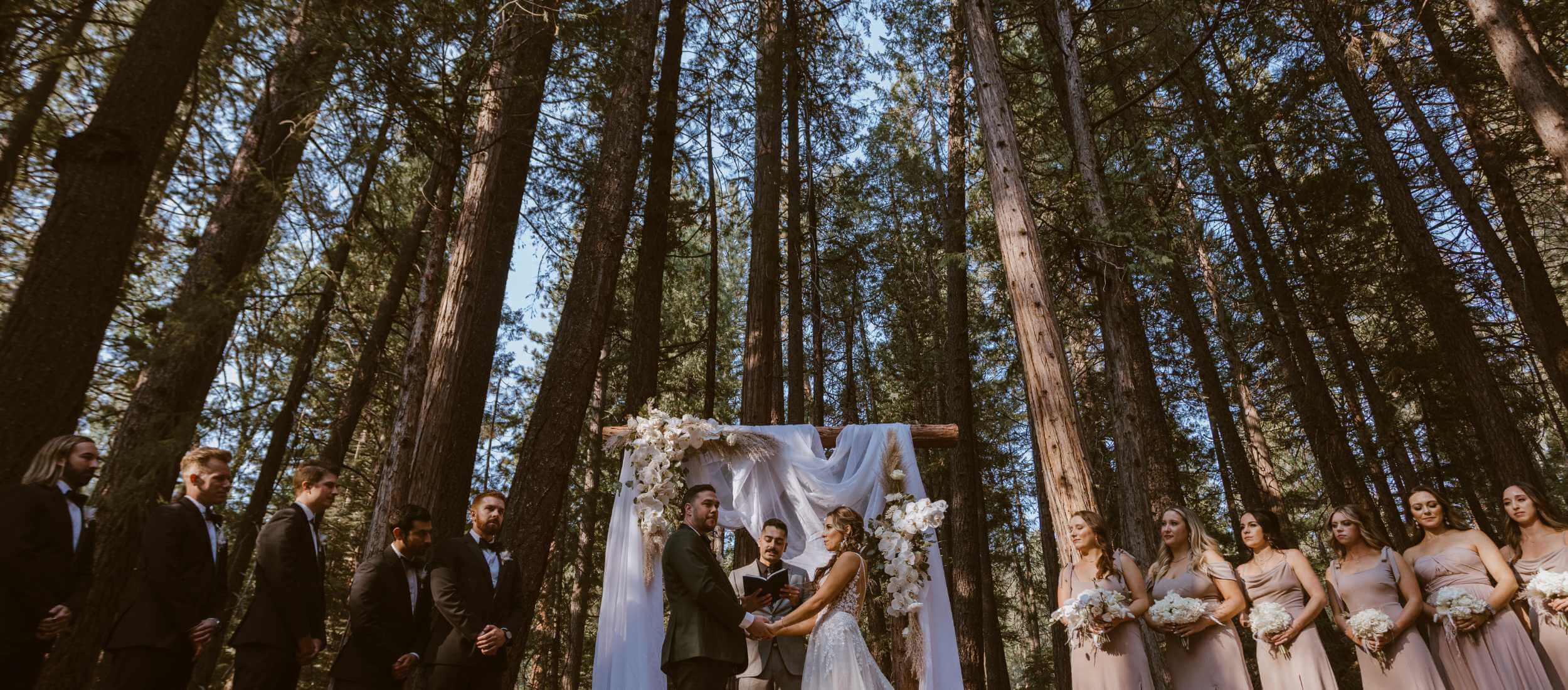An outdoor wedding at a Northern California wedding venue