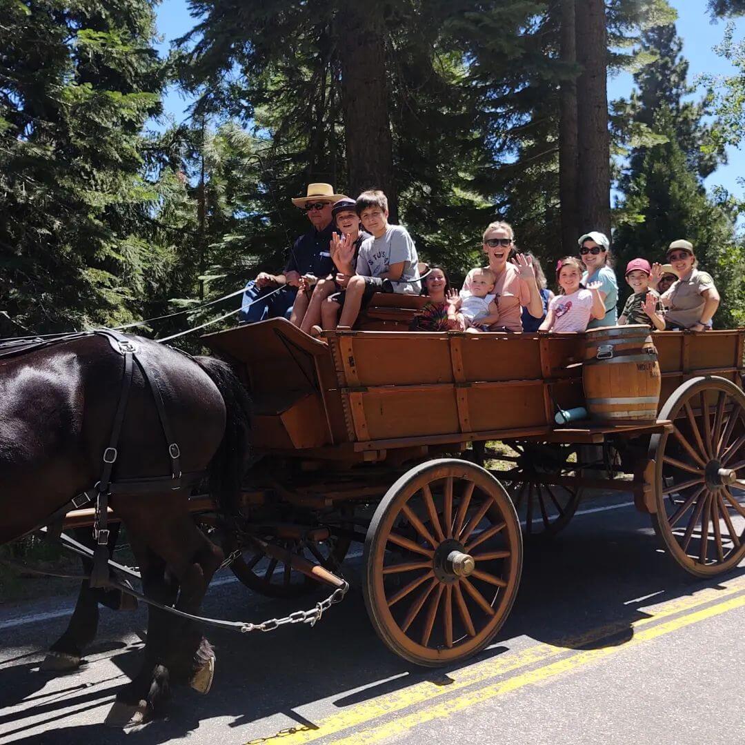 Wagon Ride at the Plumas Eureka State Park