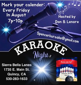 Karaoke Nights at Sierra Bella Lanes