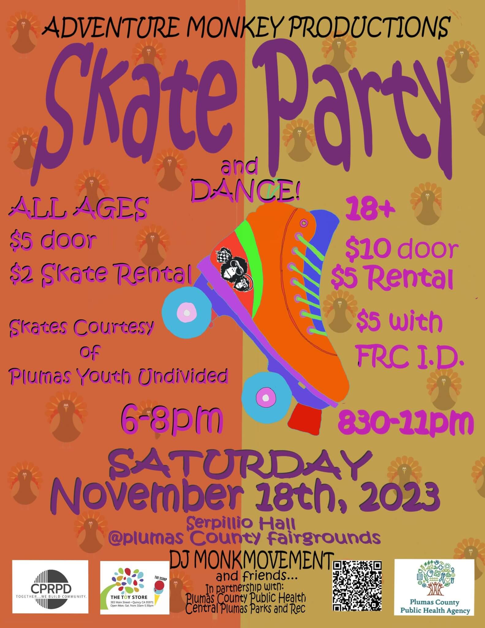 Skate Party & Dance | Plumas County California