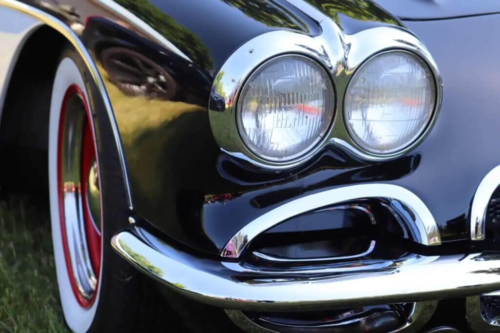 Sierra-Cascade Street Rodders - close up of vintage car