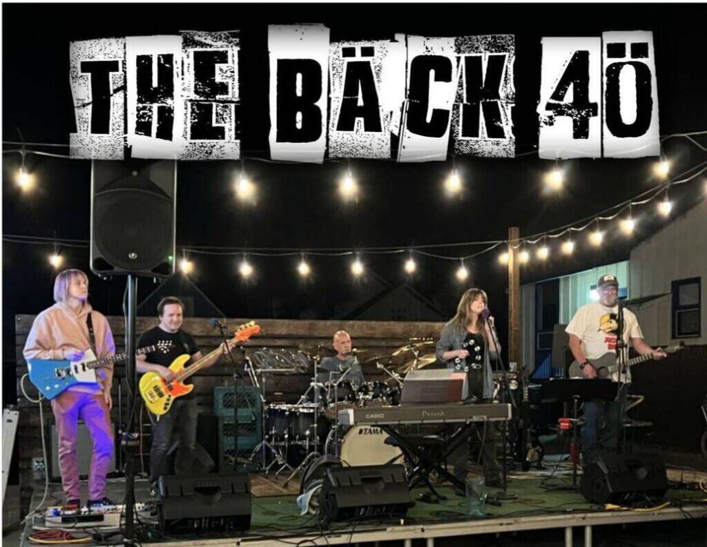 The Back 40 on stage