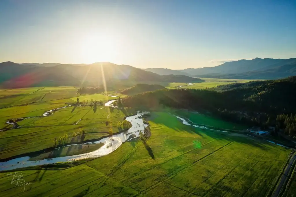 Aerial view of Indian VAlley