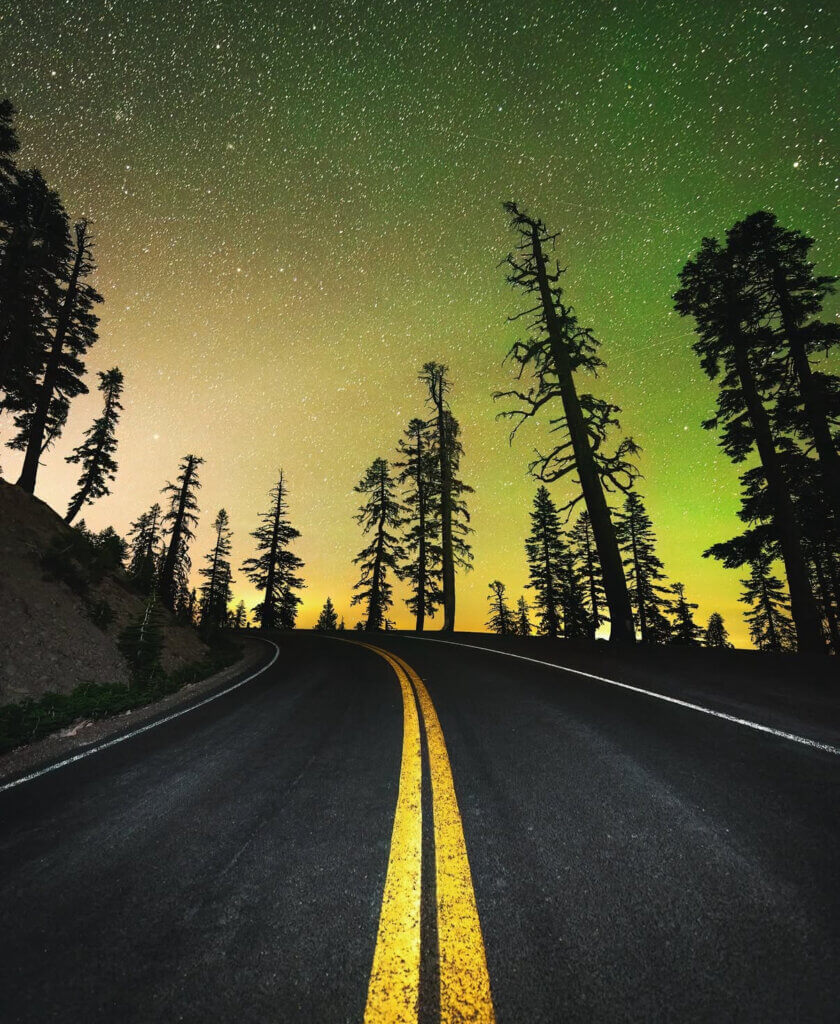 Road to Mount Lassen