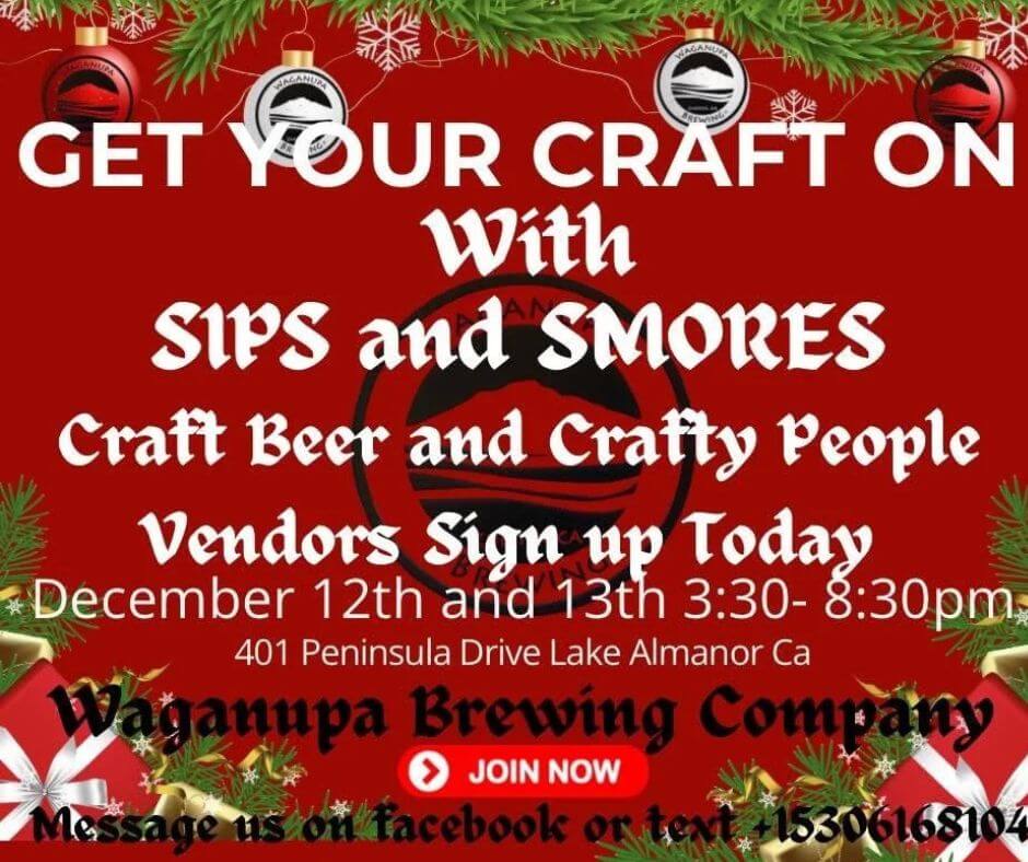 Sips and Smores Poster