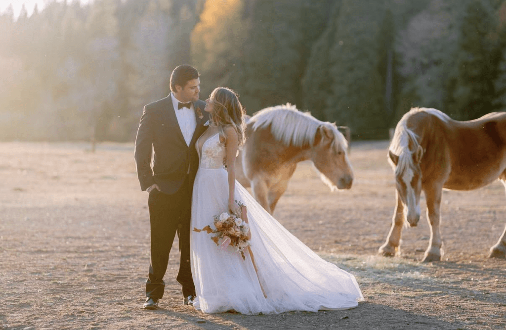 Greenhorn Ranch Wedding with Horses