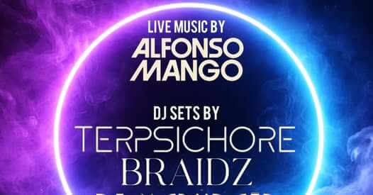 Sage & Salt Fushion Dance Party Flyer