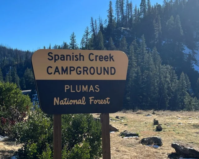 It's time to start planning your summer camping trips! 🏔⛺️

Tucked away in the heart of Plumas National Forest, Spanish Creek Campground is a scenic and inviting camping destination near Belden, California. Situated right along Spanish Creek, this campground is home to one of the area’s most popular swimming holes, making it an ideal retreat for families, adventurers, and those looking to cool off in the clear mountain waters. 

Book your reservation here 👉👉 https://bit.ly/42P1PVQ

#SummerCamping #ExploreCA #VisitPlumas #Camping